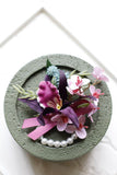 Wedding Burgundy Wrist Corsage and Boutonniere Set
