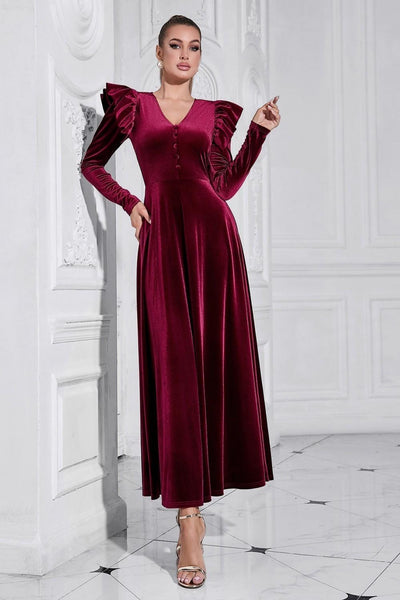 Plain Velvet Long Velvet Midi Dress Long Sleeve Formal Emerald Green Velour Dress Best Green Velvet Prom Dress Deals Dark Plain Velvet Long Velvet Midi Dress Long Sleeve Formal Emerald Green Velour Dress Best Green Velvet Prom Dress Deals Dark