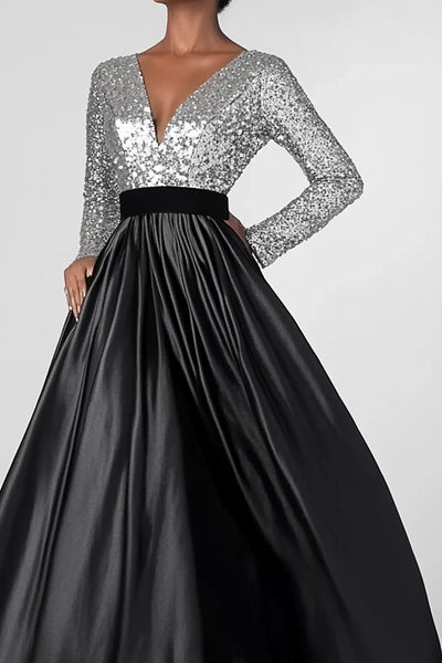 sachin and babi light blue dress Black Formal Dresses main image 1
