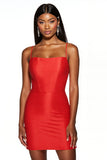 Orange Bodycon Spaghetti Straps Short Homecoming Dress