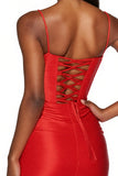Orange Bodycon Spaghetti Straps Short Homecoming Dress