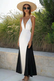 Sheath V Neck White Long Holiday Party Dress