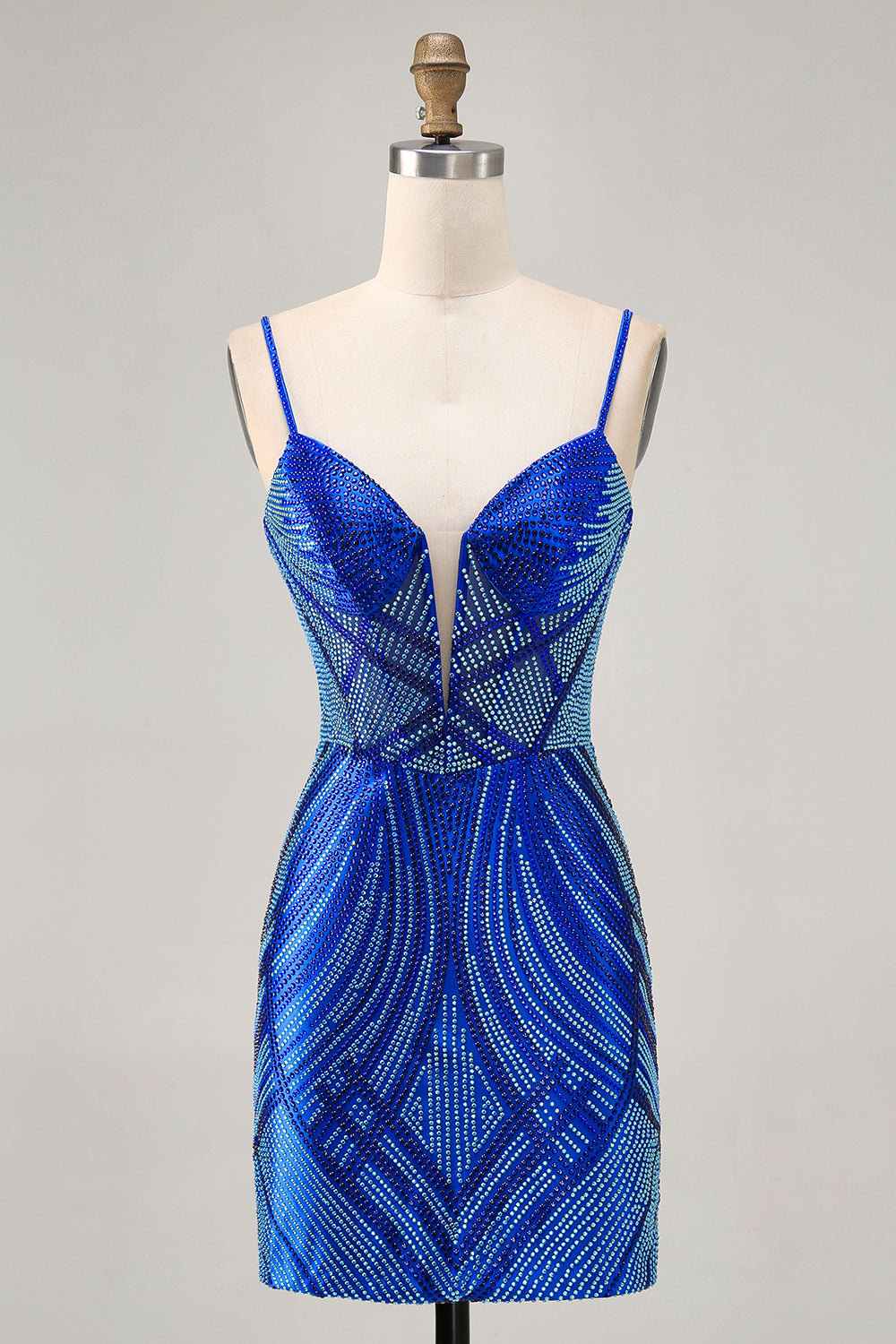 Bodycon Beaded Black Homecoming Dress