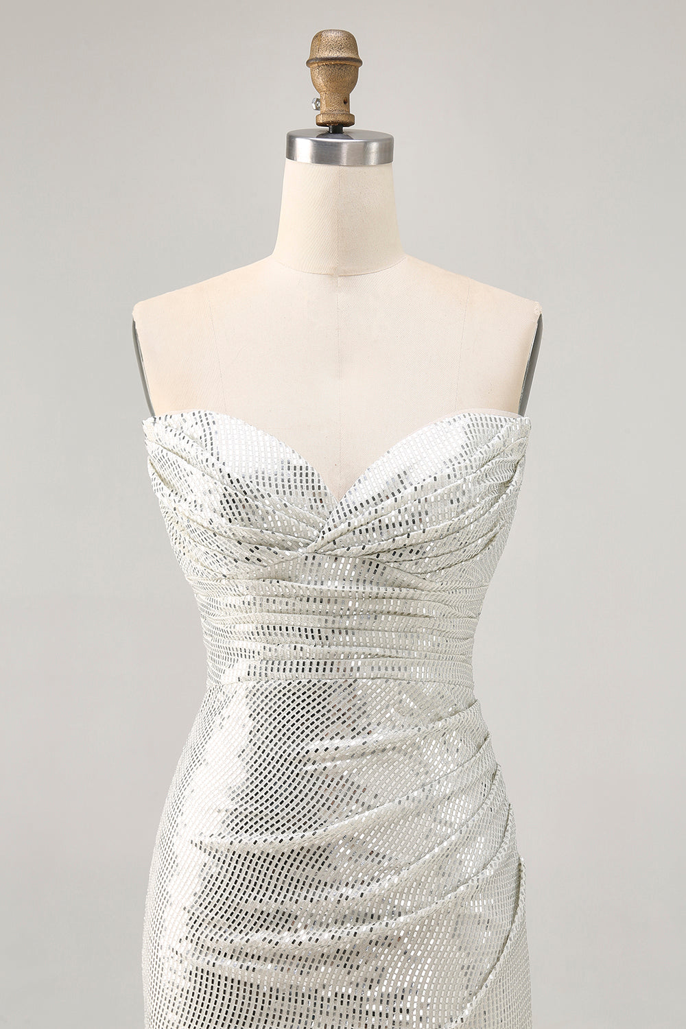Beaded Strapless Bodycon Black Homecoming Dress