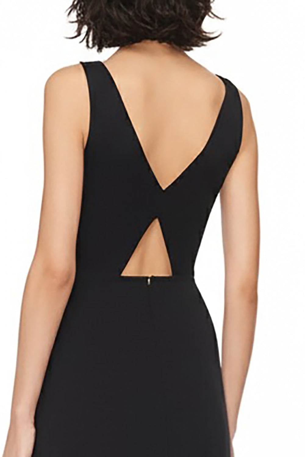 Black Cut Out A Line Formal Dress