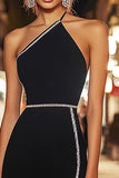 One Shoulder Tight Little Black Dress