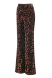 Coffee Sequin 2-Piece Peak Lapel Women Prom Suits With Sash