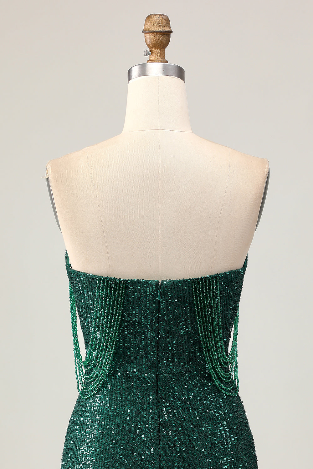 Sparkly Off The Shoulder Bodycon Dark Green Homecoming Dress