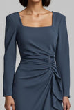 Long Sleeve Sheath Twilight Work Dress