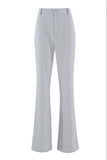 Silver Peak Lapel Long Sleeve 2-Piece Women Pantsuits