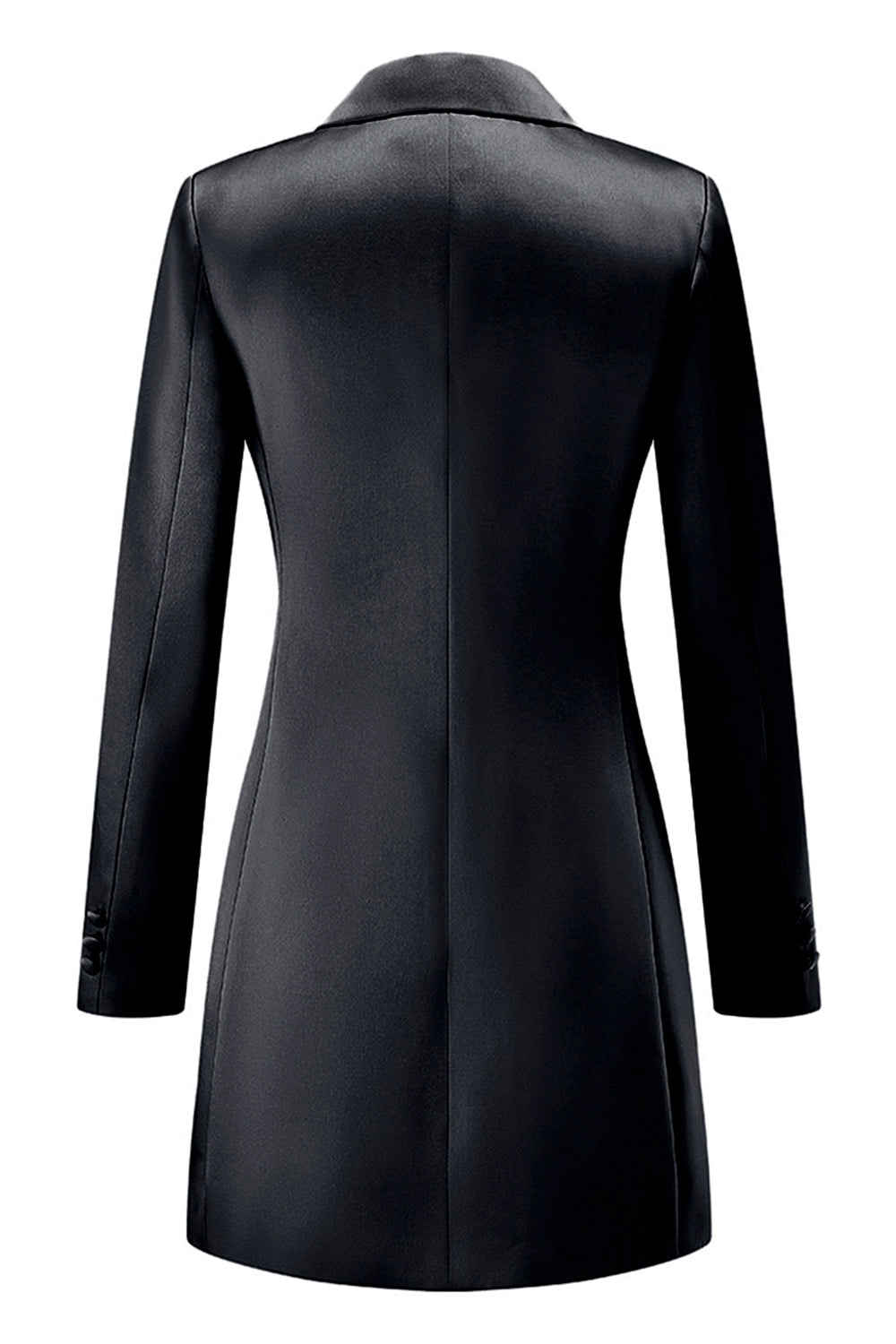 Champagne Peak Lapel Single Breasted Women Blazer