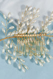 Silver Pearl Bridal Hair Clip
