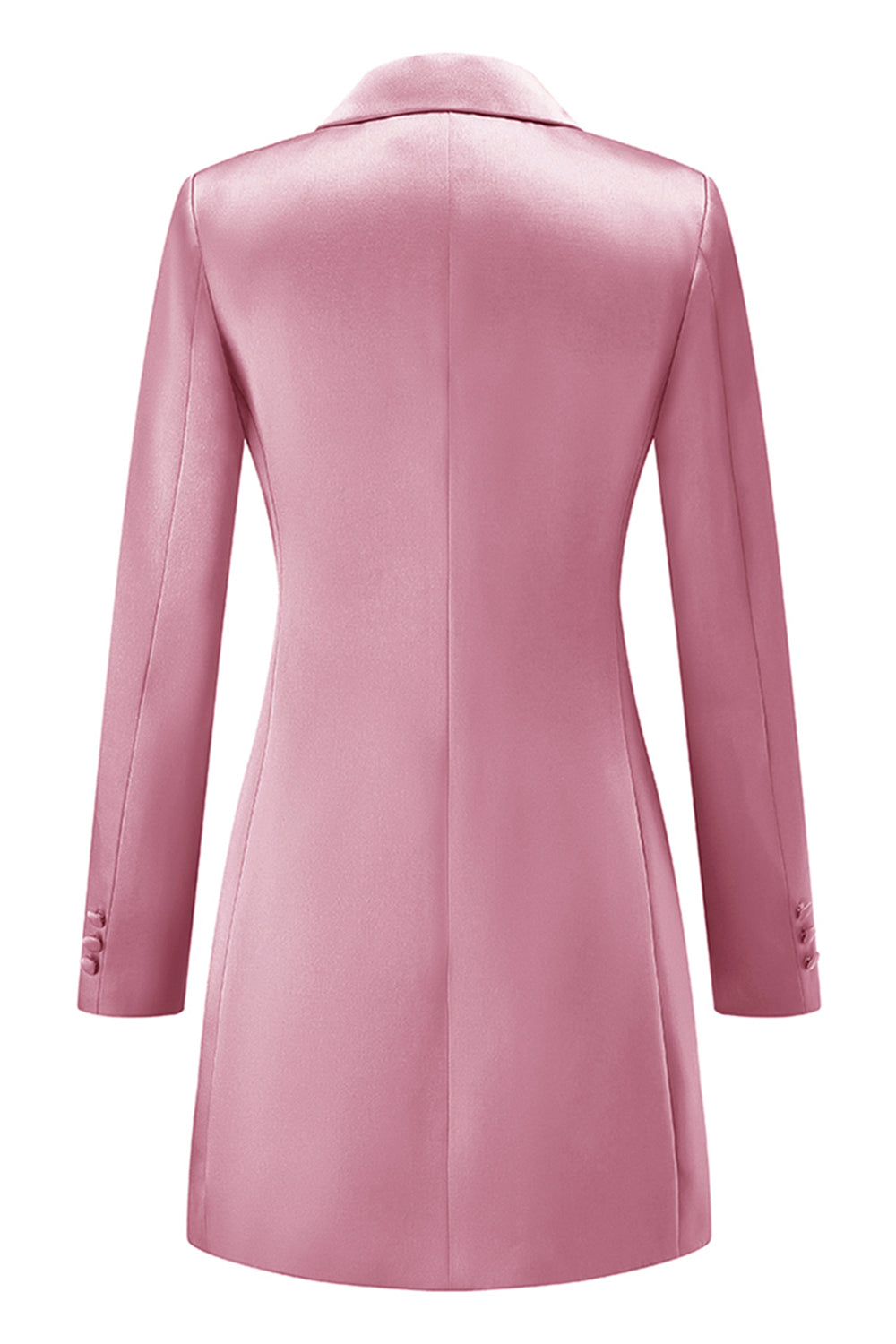 Champagne Peak Lapel Single Breasted Women Blazer