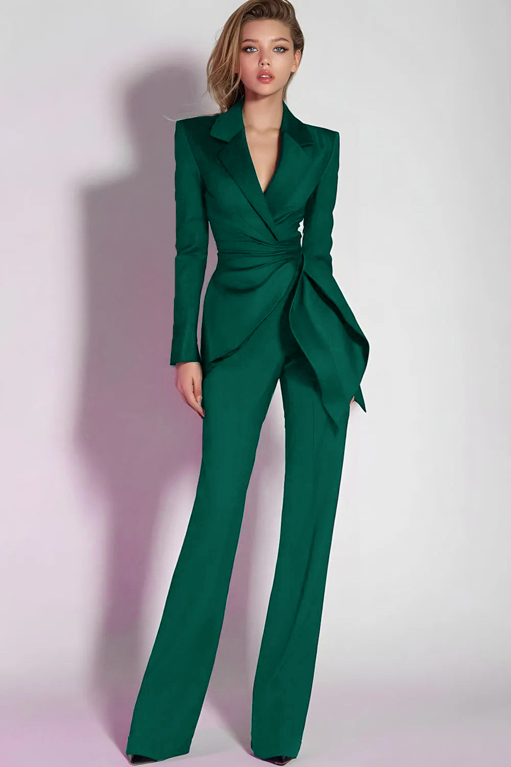 Dark Purple 2-Piece Slim Fit Women Suits