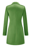 Champagne Peak Lapel Single Breasted Women Blazer