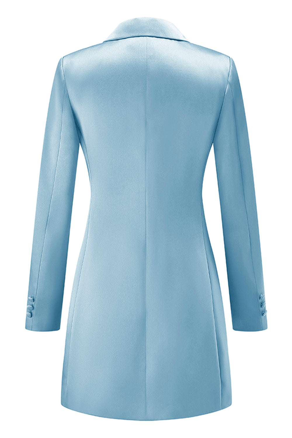 Champagne Peak Lapel Single Breasted Women Blazer