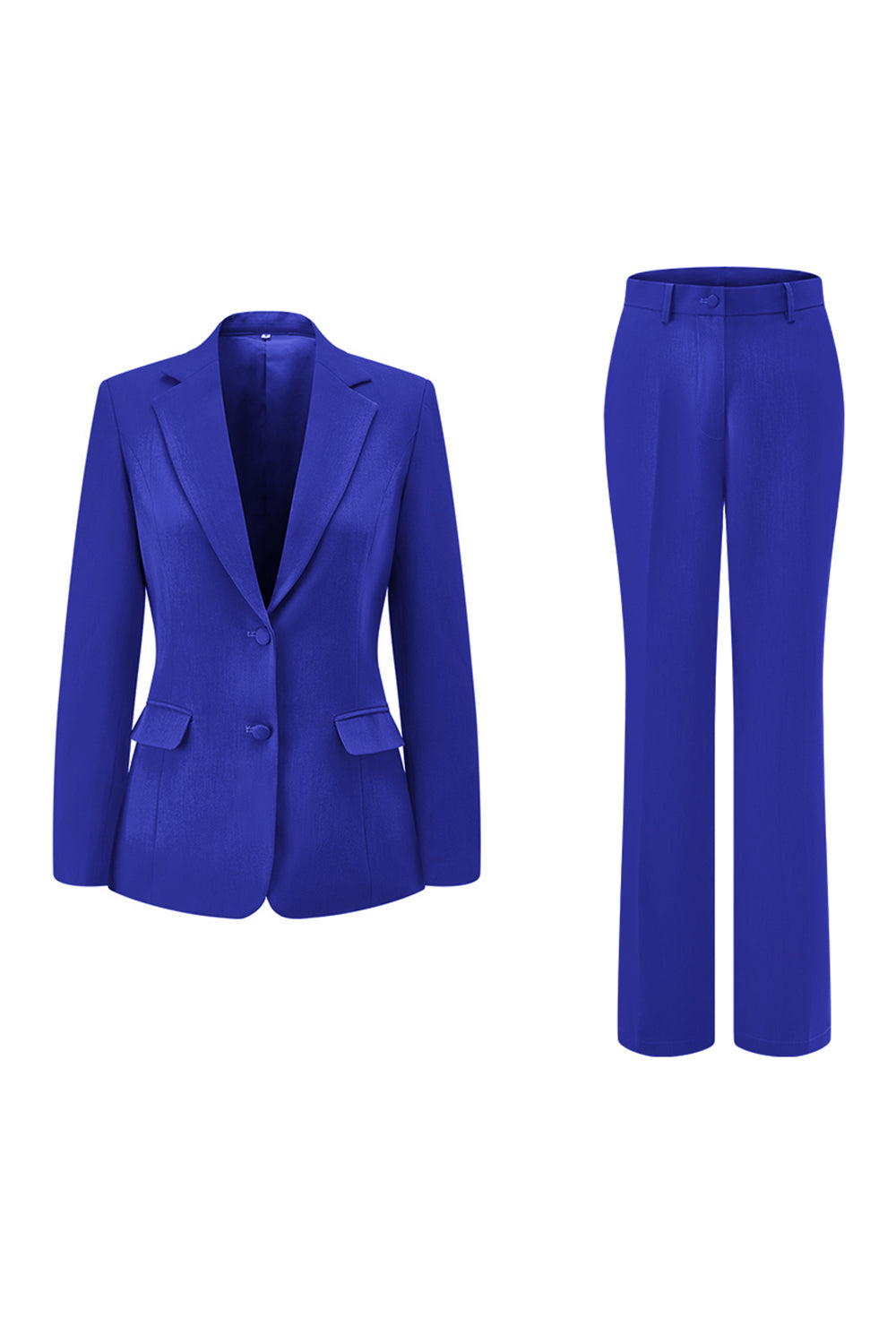 Dark Fuchsia 2 Piece Notched Lapel Women Prom Suit