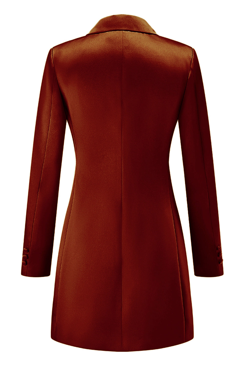 Champagne Peak Lapel Single Breasted Women Blazer