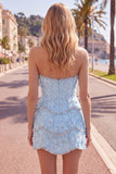 Pink Bodycon Sweetheart Homecoming Dress with Beading