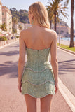 Pink Bodycon Sweetheart Homecoming Dress with Beading
