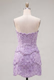 Pink Bodycon Sweetheart Homecoming Dress with Beading