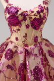 Light Blue A Line Corset Homecoming Dress with Sequins