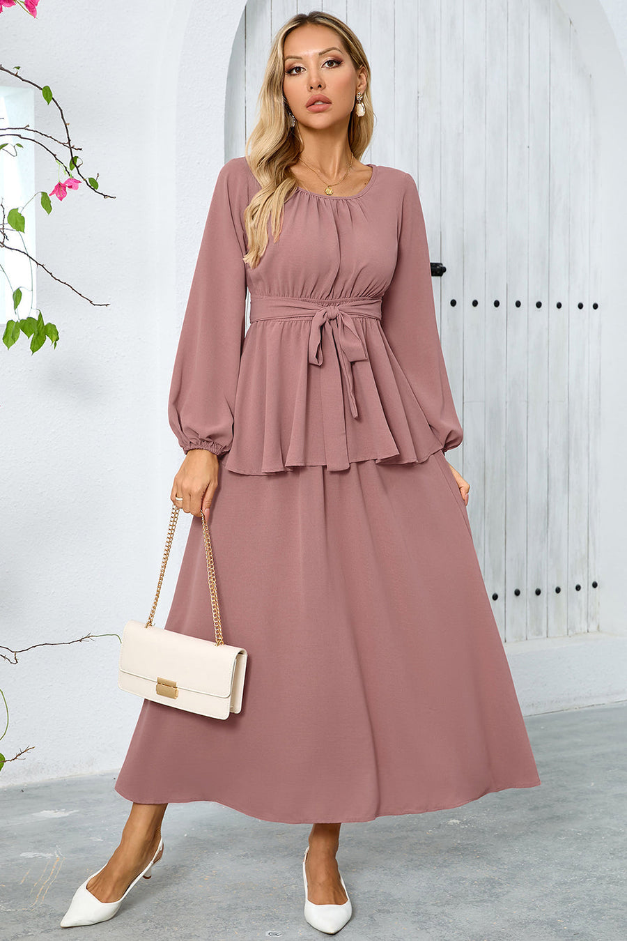 knee length dresses for ladies S.L. Fashions 9470731 - Tea Length 100% Polyester Sheath Dress
