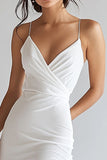 Lace Bodycon White Party Dress
