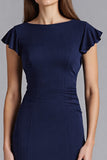 Mermaid Navy Long Formal Dress