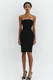 Strapless Bodycon Little Black Dress