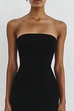 Strapless Bodycon Little Black Dress