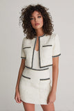 2-Piece White Tight Mini Dress