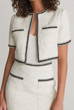 2-Piece White Tight Mini Dress