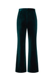 Dark Green 2-Piece Velvet Double Breasted Women Prom Suits