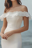 Ruffled Strapless Ivory Graduation Dress with Ruffles