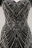 Mermaid Beaded Ruffled Prom Dress with Beading