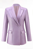 2-Piece Peak Lapel Wisteria Women Prom Suits
