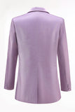 2-Piece Peak Lapel Wisteria Women Prom Suits
