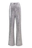 Sparkly Silver Notched Lapel 2-Piece Women Prom Suits