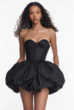 Sweetheart Corset A-Line Little Black Dress
