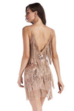 Tiered Sequin Black Mini Homecoming Dress