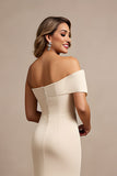Apricot One Shoulder Sheath Maxi Dress with Sash