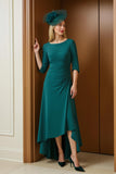 Pine Sheath Bateau Neck Mother Of The Bride Dress
