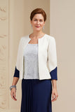 3-Piece Navy Mother Of The Bride Outfit
