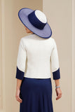 3-Piece Navy Mother Of The Bride Outfit