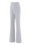 Silver Peak Lapel Long Sleeve 2-Piece Women Pantsuits