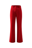 2-Piece Red Notched Lapel Women Suits