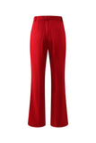 2-Piece Red Notched Lapel Women Suits