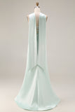 Light Green Strapless Corset Mermaid Prom Dress