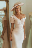 Mermaid Candy Pink Midi Midi Mother Of The Bride Dress